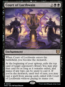 Court of Locthwain (WOC-023) - Wilds of Eldraine Commander