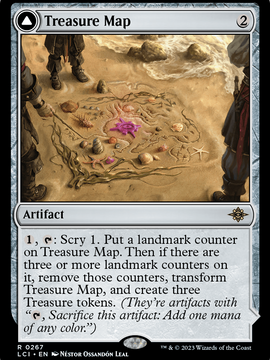 Treasure Map // Treasure Cove (LCI-267) - The Lost Caverns of Ixalan