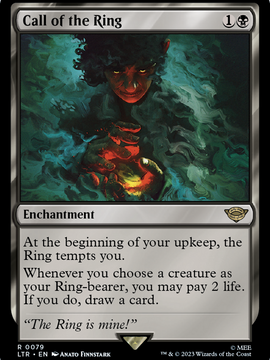 Call of the Ring (LTR-079) - The Lord of the Rings: Tales of Middle-earth Foil