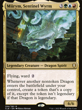 Miirym, Sentinel Wyrm (CLB-284) - Commander Legends: Battle for Baldur's Gate