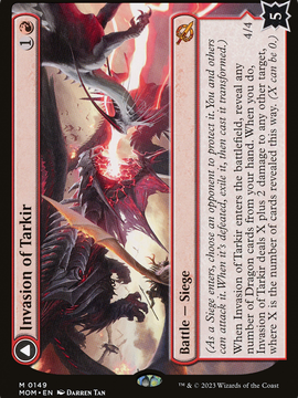 Invasion of Tarkir // Defiant Thundermaw (MOM-149) - March of the Machine Foil