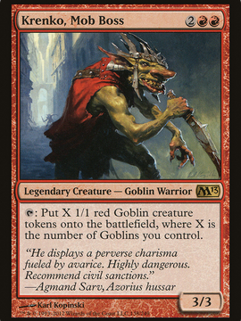 Krenko, Mob Boss (M13-138) - Magic 2013