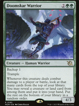 Doomskar Warrior (MOM-185) - March of the Machine