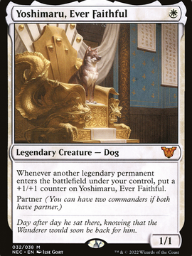Yoshimaru, Ever Faithful (NEC-032) - Neon Dynasty Commander