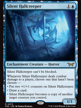 Silent Hallcreeper (DSK-072) - Duskmourn: House of Horror: (nyxtouched) Foil