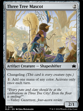 Three Tree Mascot (BLB-251) - Bloomburrow Foil