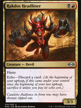Rakdos Headliner (MH2-210) - Modern Horizons 2