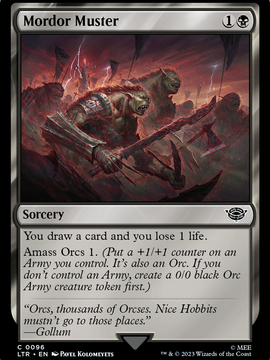 Mordor Muster (LTR-096) - The Lord of the Rings: Tales of Middle-earth