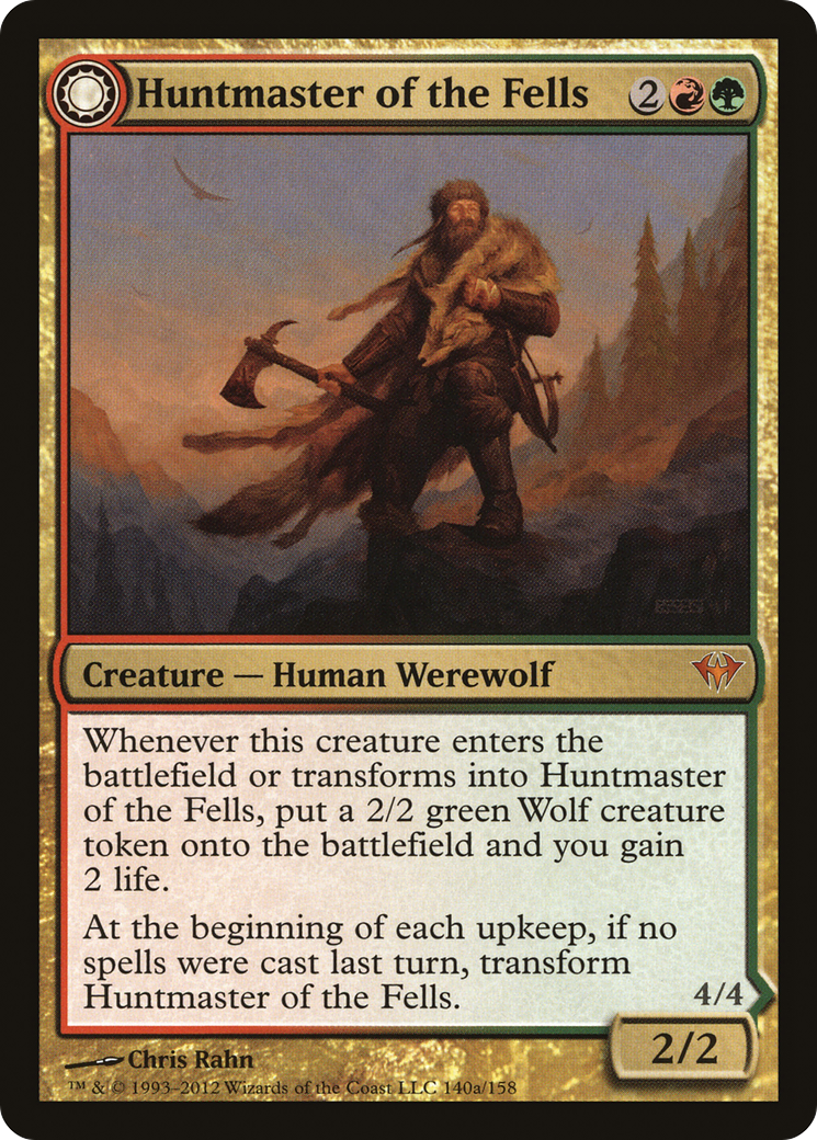 Huntmaster of the Fells // Ravager of the Fells (DKA-140) - Dark Ascension: (Double Faced Transform)