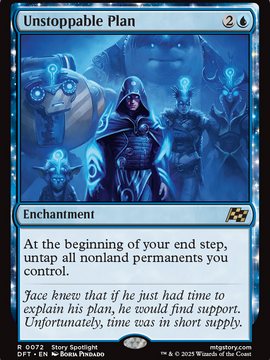 Unstoppable Plan (DFT-072) - Aetherdrift Foil