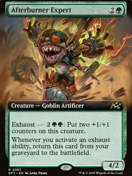 Afterburner Expert (Extended Art) (DFT-387) - Aetherdrift Foil