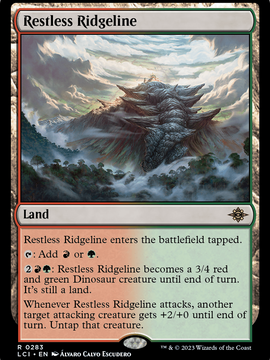 Restless Ridgeline (LCI-283) - The Lost Caverns of Ixalan Foil
