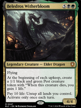Beledros Witherbloom (BLC-247) - Bloomburrow Commander
