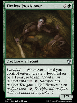 Tireless Provisioner (BLC-243) - Bloomburrow Commander