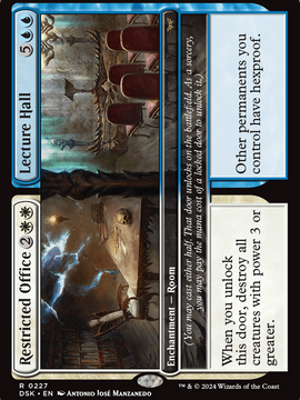 Restricted Office // Lecture Hall (DSK-227) - Duskmourn: House of Horror Foil