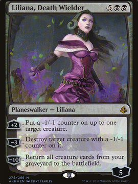 Liliana, Death Wielder (AKH-275) - Amonkhet Foil
