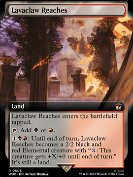 Lavaclaw Reaches (WHO-505) - Doctor Who: (Extended Art) Foil