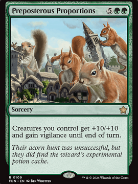Preposterous Proportions (FDN-109) - Foundations Foil