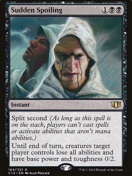 Sudden Spoiling (C14-164) - Commander 2014