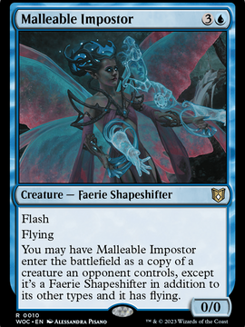 Malleable Impostor (WOC-010) - Wilds of Eldraine Commander