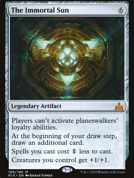 The Immortal Sun (RIX-180) - Rivals of Ixalan