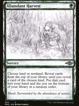 Abundant Harvest (MH2-354) - Modern Horizons 2: (Showcase)