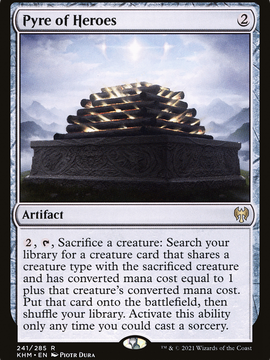 Pyre of Heroes (KHM-241) - Kaldheim Foil