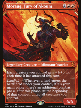 Moraug, Fury of Akoum (ZNR-300) - Zendikar Rising: (Showcase)