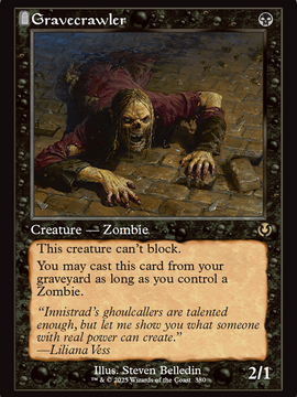 Gravecrawler (Retro Frame) (INR-380) - Innistrad Remastered