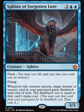 Sphinx of Forgotten Lore (FDN-051) - Foundations Foil