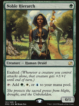 Noble Hierarch (MM2-151) - Modern Masters 2015 Foil