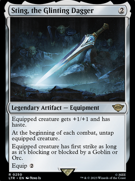 Sting, the Glinting Dagger (LTR-250) - The Lord of the Rings: Tales of Middle-earth