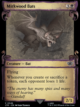 Mirkwood Bats (LTR-546) - The Lord of the Rings: Tales of Middle-earth: (Showcase) Foil