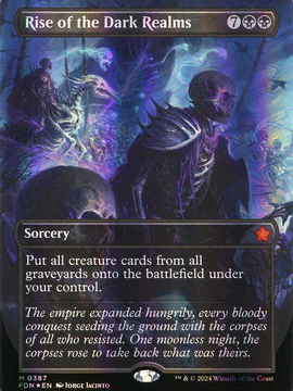Rise of the Dark Realms (FDN-387) - Foundations (Borderless) Foil