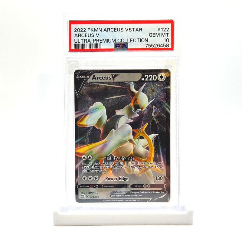 arceus metal pokemon card PSA 10 Arceus V