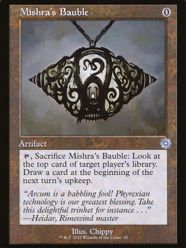 Mishra's Bauble (BRR-034) - The Brothers' War Retro Artifacts