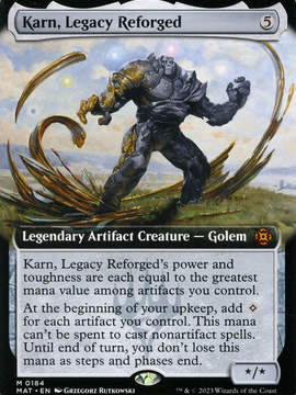 Karn, Legacy Reforged (MAT-184) - March of the Machine: The Aftermath: (Extended Art)