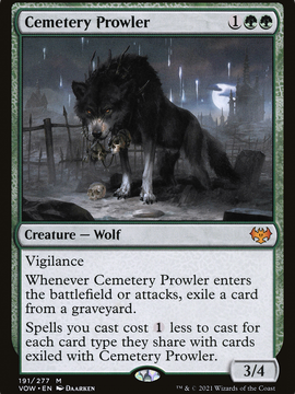 Cemetery Prowler (VOW-191) - Innistrad: Crimson Vow