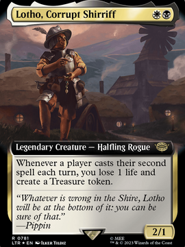 Lotho, Corrupt Shirriff (LTR-781) - The Lord of the Rings: Tales of Middle-earth: (Extended Art) Foil