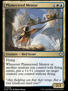 Plumecreed Mentor (BLB-228) - Bloomburrow