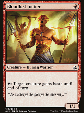 Bloodlust Inciter (AKH-120) - Amonkhet