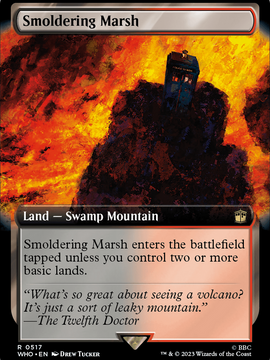 Smoldering Marsh (WHO-517) - Doctor Who: (Extended Art) Foil