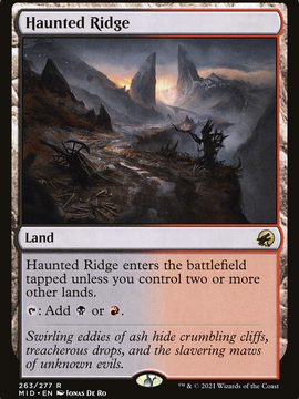 Haunted Ridge (MID-263) - Innistrad: Midnight Hunt