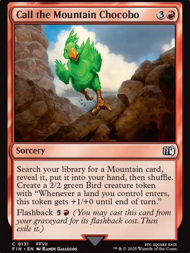 Call the Mountain Chocobo (FIN-131) - FINAL FANTASY