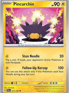Pincurchin (073/193) [Scarlet & Violet: Paldea Evolved]