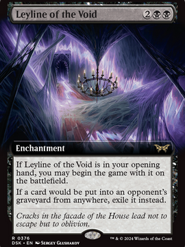 Leyline of the Void (DSK-376) - Duskmourn: House of Horror: (Extended Art) Foil