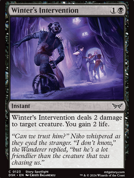 Winter's Intervention (DSK-123) - Duskmourn: House of Horror