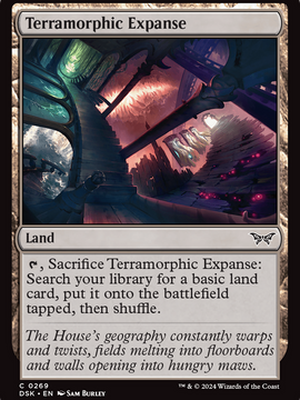 Terramorphic Expanse (DSK-269) - Duskmourn: House of Horror Foil