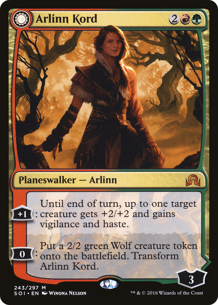 Arlinn Kord // Arlinn, Embraced by the Moon (SOI-243) - Shadows over Innistrad: (Double Faced Transform)