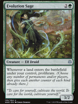 Evolution Sage (WAR-159) - War of the Spark